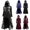 thumbnail image 6 of Womens Festival  Dresses Dresses for Women Sweater Medieval Hooded Fall Winter Dresses 2023, 6 of 12