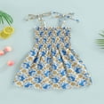 thumbnail image 3 of CHUANK Robe d'Été à Bretelles à Fleurs pour Tout-Petits, Enfants, Bébés Filles, 3 of 6