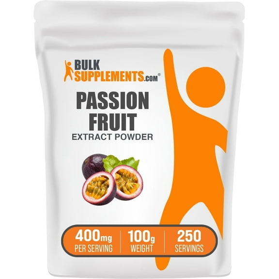 BulkSupplements Passion Fruit Extract Powder - 400mg per Serving - 100 Grams (3.5 oz) - 250 Servings