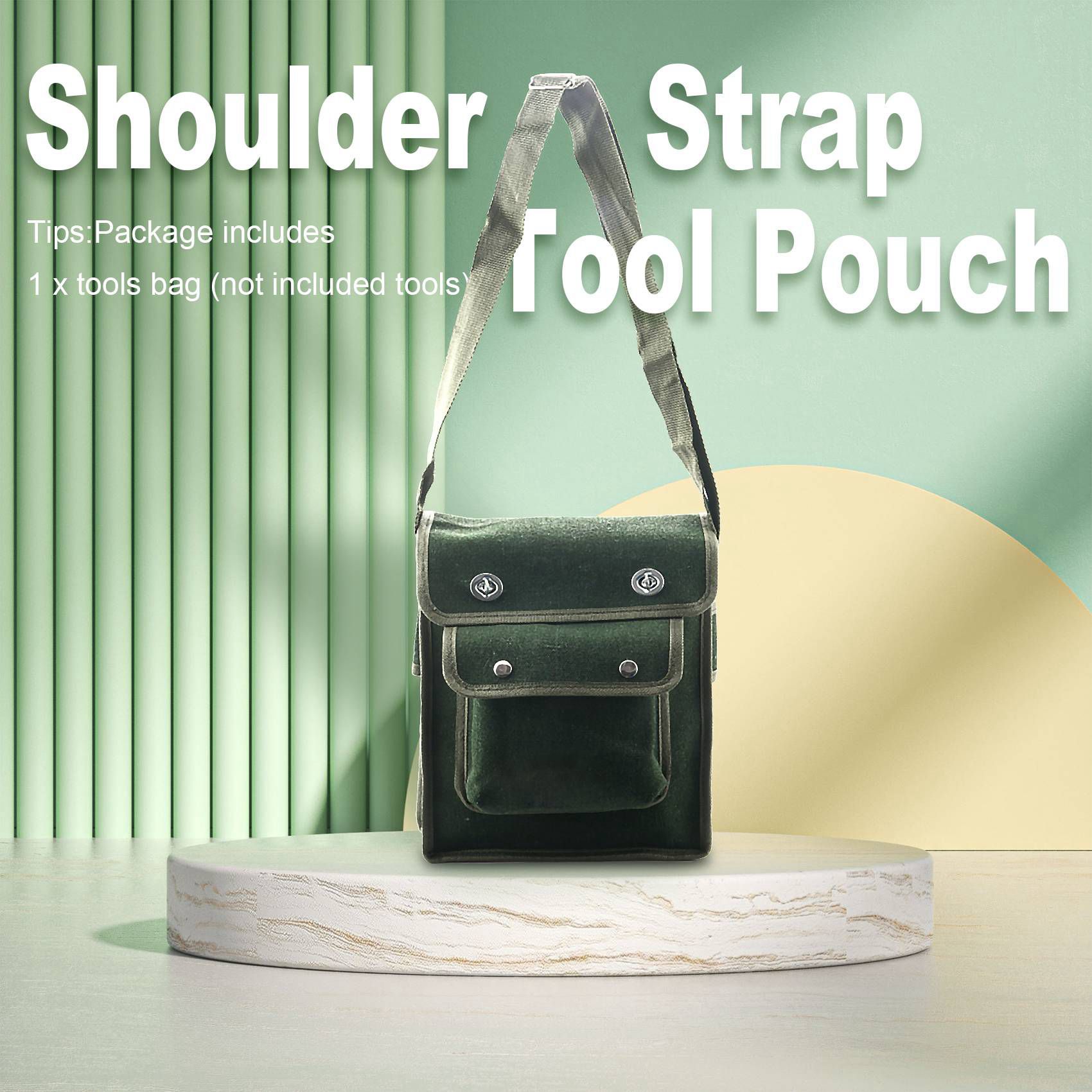 Shoulder Strap Tool Pouch Canvas Tool Bag Shoulder Strap Small Tool Pouch Maintenance Lineman