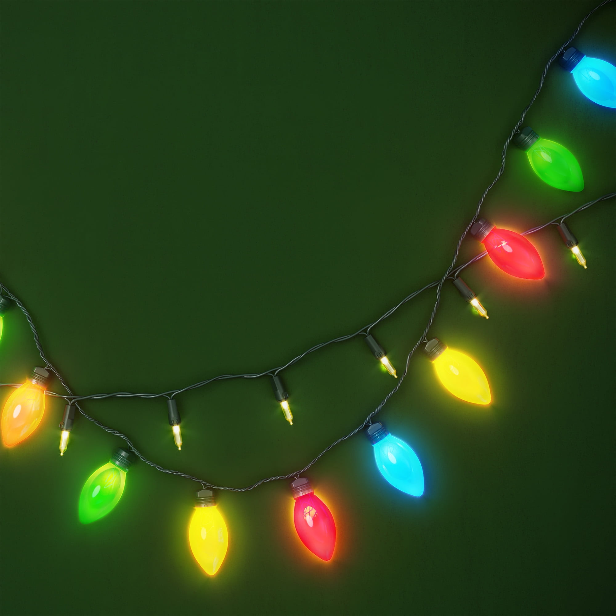 Indoor/Outdoor 300-Count LED Mini Christmas String Lights, Warm White, 62.3', by Holiday Time