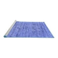 thumbnail image 2 of Ahgly Company Machine Washable Indoor Rectangle Oriental Blue Industrial Area Rugs, 2' x 5', 2 of 4