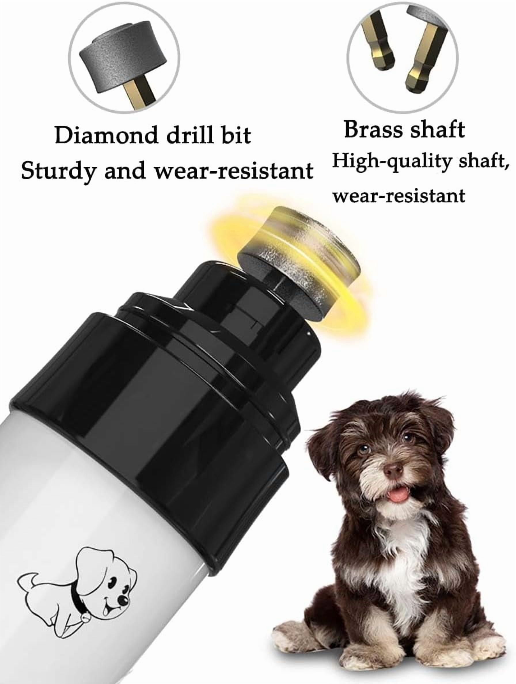 Heusom Silent Groom Pro,Silent Groom Pro,Silent Grind Silentgrind Pro Dog Nail Trimmer,Quiet Painless Pets Paws Grooming & Smoothing Tool,Rechargeable for Small Medium Large Dogs & Cats (2pcs)