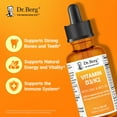 thumbnail image 3 of Dr. Berg's Liquid Vitamin D3 & K2 Drops with Zinc & MCT Oil, 1 fl oz, 3 of 9