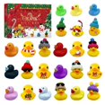 thumbnail image 2 of Calendario de Adviento de Navidad para jugar al aire libre, juguetes de baño de patos de goma, calendario de cuenta regresiva, regalos de Navidad, 24 días, 2 of 4