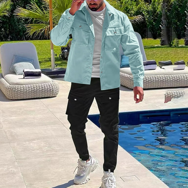 Zadaos Men Set Spring Autumn Fashion Mens Tracksuit Cotton