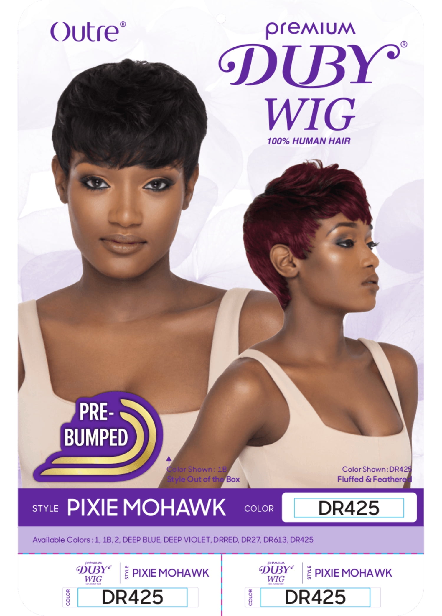 Outre Human Hair Wig Duby Wig Pixie mohawk (DVIO)