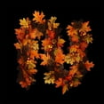thumbnail image 3 of POINTERTECK 5.9ft LED Maple Leaf Garland String Lights for Fall Harvest Festival Thanksgiving Christmas Vivid Color Garland Decorations Patio Fireplace Garden Indoor Outdoor, 3 of 9
