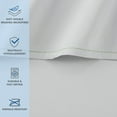 thumbnail image 3 of Host & Home Flat Sheets (Buk Case of 24), Brushed Microfiber Hypoallergenic Bedding - King - Grey, 3 of 8