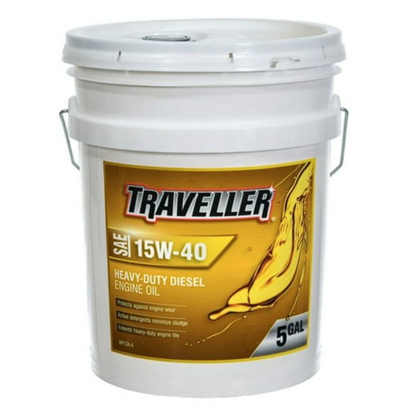 Traveller T8040070 All Fleet Engine Oil, SAE 15W-40, 5 gal