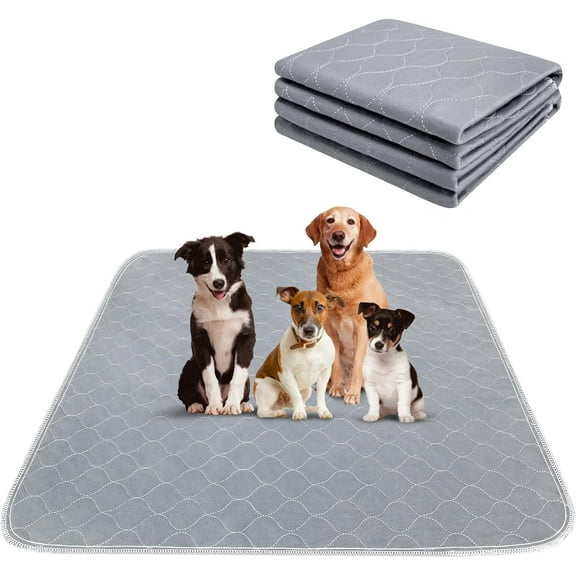 Conkote Reusable Pee Pads for Dogs Extra Large 48" x 60", Heavy Absorbency Washable Pee Pads, Waterproof & leak-proof Dog Training Pads Non-Slip for Pet Housebreaking, Whelping, Potty, Crate