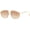 Tea Gradient, variant on Retro Irregular Metal Sunglasses Women Clear Ocean Lens Eyewear Men Blue Yellow Sun Glasses Shades UV400