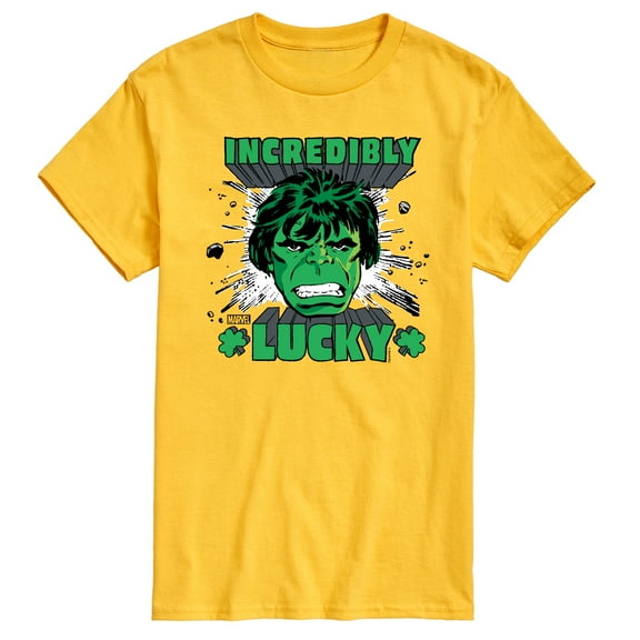 Marvel The Incredible Hulk - St Patrick's Day Incredibly Lucky - Men's Short Sleeve Graphic T-Shirt