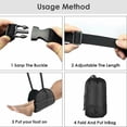 thumbnail image 6 of 1-3 Pack Portable Foot Rest Relax Travel Hammock Carry Flight Leg Airplane Pad, 6 of 13