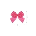 thumbnail image 2 of Uxcell 50Pcs Mini Ribbon Bow 1" Mini Fabric Satin Ribbon Flower Bows for Craft DIY Sewing Wedding Birthday Party Gift Wrap Bows Rose Red, 2 of 4
