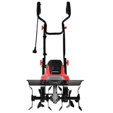 GVN 14-Inch 10 Amp Corded Electric Tiller and Cultivator 9-Inch Tilling Depth