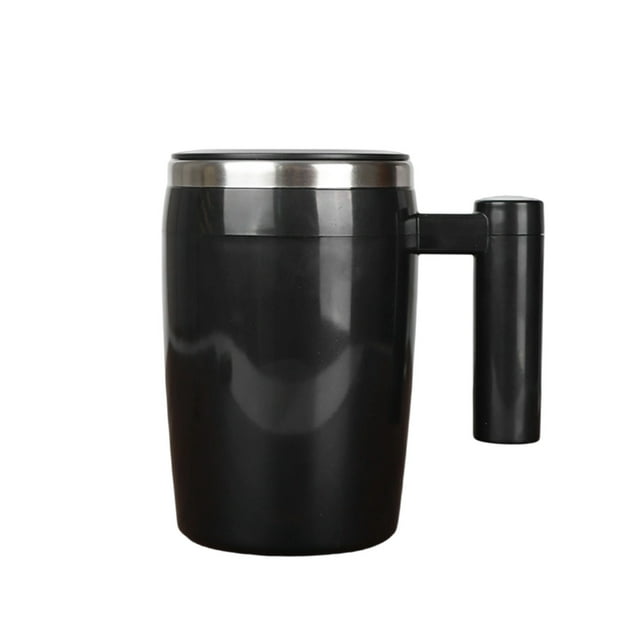 Copa de Café de Acero Inoxidable, Agitador Magnético Eléctrico Actualizado para Proteínas Y Bebidas, Tazas de Café de Agitación Automática