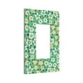 thumbnail image 2 of ZICANCN Outlet Covers Wall Plate, Green Cute Fresh Daisy Light Switch Cover Decorative, Duplex Toggle Combo 1-Gang, 2 of 9