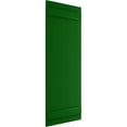 thumbnail image 2 of Ekena Millwork 21 1/2"W x 57"H True Fit PVC Four Board Joined Board-n-Batten Shutters, Viridian Green (Per Pair - Hardware Not Included), 2 of 9