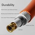 DRINCOSH Garden Hose 50 ft x 5/8" Flexible Garden Hose Ultra Durable