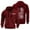Wine, variant on Men's RED FRIDAY Print Zip Up Hoodie with Arm Pocket, Casual Cardigan Style Sweatshirt, Large Size Fleece Jacket for Veterans Day, Christmas, Military Support,Black,L