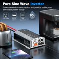 thumbnail image 3 of Inversor de corriente ZETAWALE de 3000 W, onda sinusoidal pura, 12 V DC a 120 V AC, 3 of 8