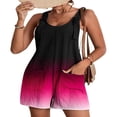 thumbnail image 2 of PENGXIANG Salopette en Lin Décontractée pour Femmes, Short Ample avec Bretelles Réglables, Jambes Larges, Sans Manches, avec Poches, 2 of 7