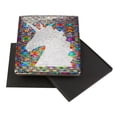 thumbnail image 2 of Cube de stockage pliant avec licorne en paillette, 2 of 3