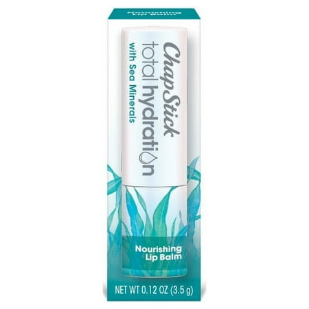 ChapStick Total Hydration with Sea Minerals Moisturizing Nourishing Lip Balm 0.12 oz.