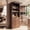 Walnut, variant on 71" Tall Kitchen Pantry Cabinet, Extra Deep 15" with Microwave Stand, 2 Drawers & Open Shelf, Freestanding Anti-Tip Organizer for Kitchen