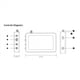 thumbnail image 3 of 2Conjunto Monitor para Dron FPV de 3 Pulgadas y 5,8 G, Pantalla Portátil de 40 Canales, Receptor FPV, Batería Incorporada para Dron RC FPV, 3 of 8