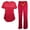BURGUNDY, variant on M&M SCRUBS Super Soft Junior fit scrub set 8117 9120
