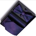 thumbnail image 3 of Conjunto De Corbata Para Hombre Con Pajarita, Pañuelo, Gemelos, Elegante Y A La Moda, Regalo De Festival, Novio, Marido, Padre, 3 of 8