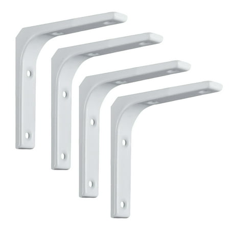 

4pcs Heavy Duty Shelf Bracket L Shaped DIY Steel Furniture Wall Mount Home Decor