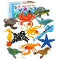thumbnail image 2 of Juguetes de animales marinos del océano Keciabo 12 paquetes grandes de animales de mares de aguas profundas J, 2 of 2