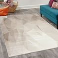 thumbnail image 2 of Ombre Decorative Rug, Fractal Mosaic Form Simplistic Abstract Triangles Color Transition Effect, Quality Carpet for Bedroom Dorm and Living Room, 6 Sizes, Pale Sepia, by Ambesonne, 2 of 4