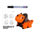 thumbnail image 4 of Juguete de dinosaurio caminando, robot con sonidos, líneas interactivas hechas a mano rastrean el juguete de los dinosaurios modelo de animales para Estilo C, 4 of 8