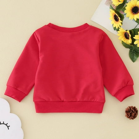 

Cathalem Girls Size 14 Clothes Infant Babys Boys Girls Winter Long Sleeve Tops Sweatshirt Clothes Letters Red Hoodie Jacket Zip Childrenscostume B 6-12 Months