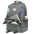 thumbnail image 3 of KAUKKO Mochila elegante para computadora portátil Mochila multipropósito, 18.49L (21 Greypot) KAUKKO KS21-Greypot, 3 of 5