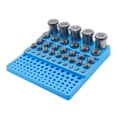 thumbnail image 4 of Portabrocas Multifuncional, Caja para Guardar Brocas con 131 Orificios, Color Amarillo, 4 of 8