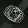 thumbnail image 2 of Belt Buckles Men Western Cowboy Big Belt Buckle Vintage Large Cowboy Buckles Western Gifts for Men & Women, 2 of 5