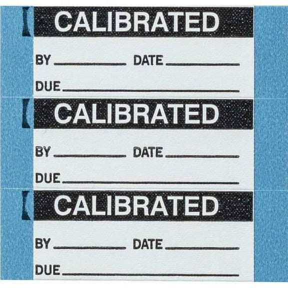 Brady Calibration Labels 0.625" H x 1.5",PK 25 WO-41-PK