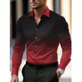 thumbnail image 1 of Camisas de hombre camisas hawaianas informales de manga larga a rayas para negocios blusas de playa a la moda para hombre y mujer ropa para hombre blusas sociales para la calle, 1 of 6