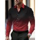 thumbnail image 1 of Camisas de hombre camisas hawaianas informales de manga larga a rayas para negocios blusas de playa a la moda para hombre y mujer ropa para hombre blusas sociales para la calle, 1 of 6