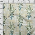thumbnail image 2 of oneOone Cotton Poplin Twill Beige Fabric Leaves & Flowers Floral Diy Clothing Quilting Fabric Print Fabric By Yard 56 Inch Wide, 2 of 4
