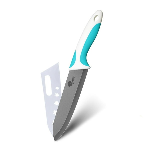 6-inch Black Ceramic Knife with Ceramic Blade Rustproof Chef Knife with Comfortable Handle,Household Kitchen Knife Tool