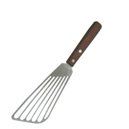 

Winco Metal/Wood Fish Spatula 6-1/2 Silver