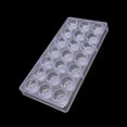 thumbnail image 2 of Molde de chocolate Molde de plástico transparente para decoración de postres para hornear caramelos de galleta de magdalenas, 12 tholdsy HA003626-12, 2 of 7