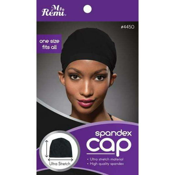 ANNIE - Ms. Remi Spandex Cap BLACK #4450