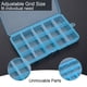 thumbnail image 3 of Caja de plástico para joyas, paquete de 3, organizador de almacenamiento con divisores ajustables, contenedor de compartimentos de plástico para abalorios, bisutería y artículos de artesanía, 3 of 5